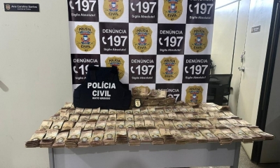 Opera��o integrada apreende drogas e grande quantidade de dinheiro Boliviano em Cuiab�