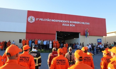 Nova unidade do Corpo de Bombeiros em gua Boa fortalece atendimento na regio do Araguaia
