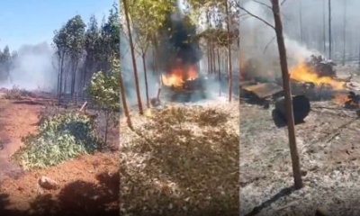 Queda de avi�o no Norte de MT deixa ao menos dois mortos