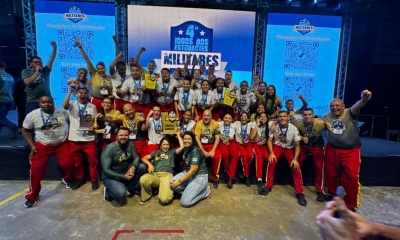 Jogos Militares de MT chegam ao fim com medalhas e trofus para os melhores colocados