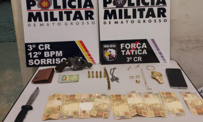 Fora Ttica de Sorriso prende trs homens e apreende adolescente por sequestro e tortura