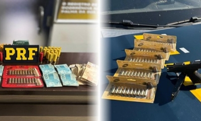 PRF registra apreenses de armas e munies em rodovias de Mato Grosso
