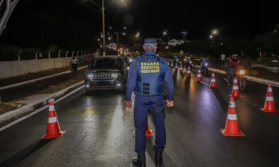 Guardas Municipais participam de aula pr�tica sobre fiscaliza��o de tr�nsito em V�rzea Grande