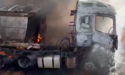 Descarga el�trica mata motorista durante descarregamento de calc�rio em Itanhang�