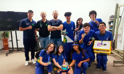 Alunos da Rede Estadual de Campo Novo do Parecis conquista vaga na etapa nacional da Olimp�ada Brasileira de Rob�tica
