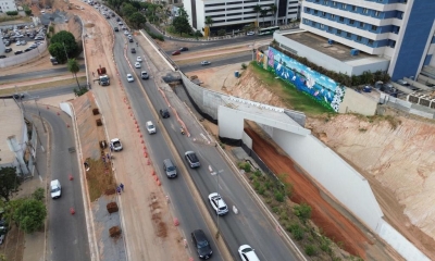 Trnsito em ala do viaduto da Miguel Sutil no ser mais interrompido nesta sexta-feira (12)