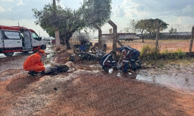 Acidente em Rondon�polis deixa mulher morta e homem ferido