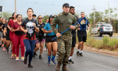 Pol�cia Militar promove treino para a 25� Corrida Homens do Mato