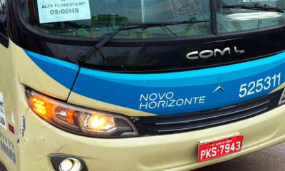 Crian�a de 8 anos � atropelada por �nibus na BR-163 em Sorriso