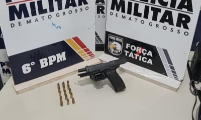 Faccionados s�o detidos com arma de fogo em C�ceres