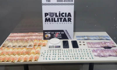 For�a T�tica prende casal por tr�fico de drogas em V�rzea Grande