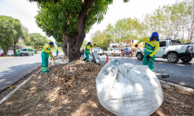 Mutir�o de limpeza da Prefeitura de Cuiab� atende Regi�o do CPA