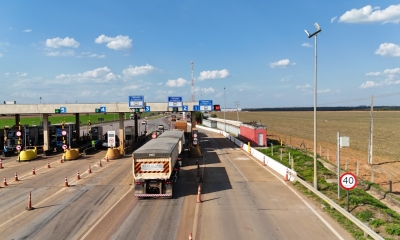 Concession�ria alerta sobre limites de velocidade nas pra�as de ped�gio da BR-163/MT para preven��o de colis�es traseiras
