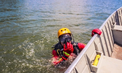 Corpo de Bombeiros localiza vtima de afogamento no Rio Salto do Manso