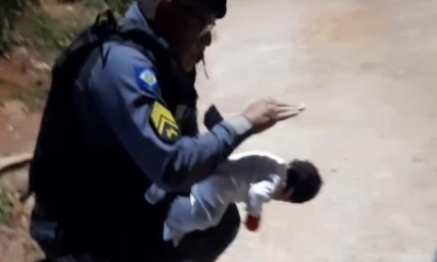 PM salva vida de recm-nascida que se engasgou durante amamentao; 2 caso em menos de uma semana