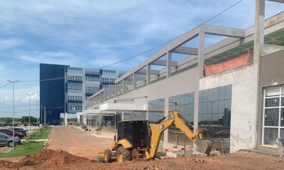 Prdios do novo Hospital Universitrio Jlio Muller entram em fase de acabamento