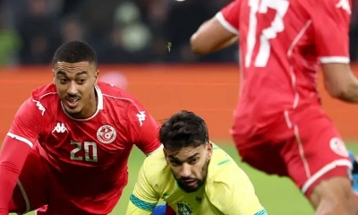 Paquet� desperdi�a p�nalti, e gol de Est�v�o garante empate do Brasil com a Tun�sia  