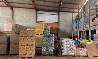 Sefaz apreende R$ 322 mil em bebidas descarregadas irregularmente em distribuidora de Ros�rio Oeste
