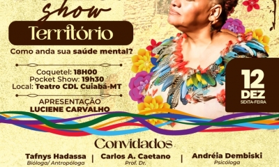 Pocket Show Territrio promove evento gratuito sobre sade mental da populao negra em Cuiab