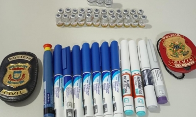 Polcia Civil e Vigilncia Sanitria apreendem medicamentos irregulares em clnica de Barra do Garas