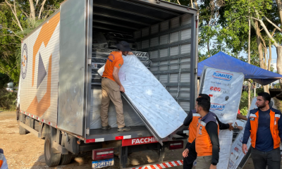 Governo envia alimentos e materiais para aux�lio emergencial �s fam�lias em Cotrigua�u