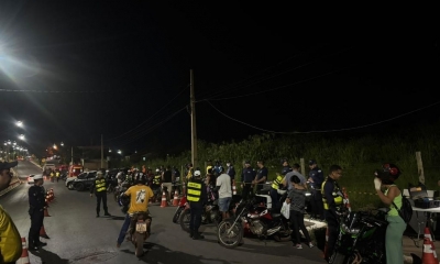 Lei Seca termina com quatro pris�es e 46 ve�culos removidos em Cuiab�