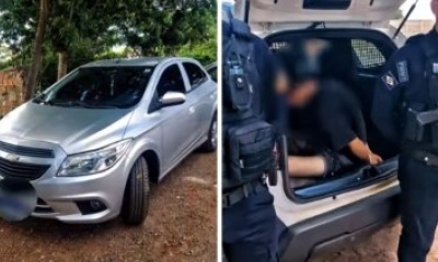 Dupla armada rende mulher e rouba carro nas proximidades de hospital em Cuiab�