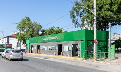 Esta��o Ipiranga � interditada para obras e altera transporte e tr�nsito em Cuiab�