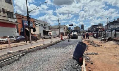 Obras do BRT continuam com cinco frentes de servi�o em andamento