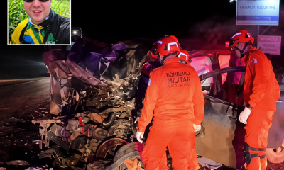 Colis�o violenta entre caminhonete e caminh�o mata jovem na BR-364 (V�deo)