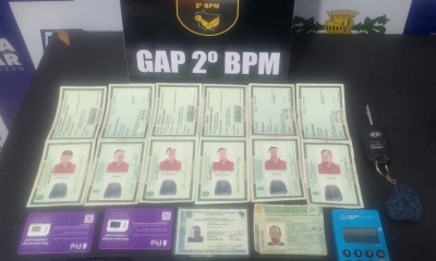 Homem � preso pela PM com documentos falsos em abordagem na MT-100