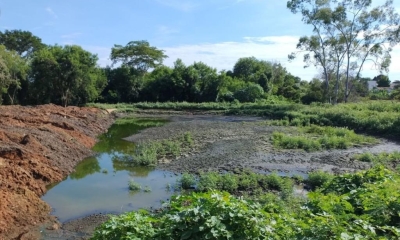 Sema embarga área por saneamento clandestino despejado em córrego de Mirassol D´Oeste