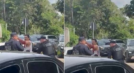 Homem é esfaqueado após briga com ex-companheira em Cuiabá (Vídeo)