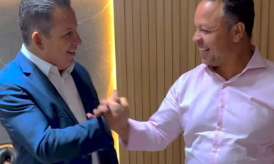 Prefeito eleito de Rondonpolis, Cludio Ferreira, se rene com governador Mauro Mendes para discutir investimentos