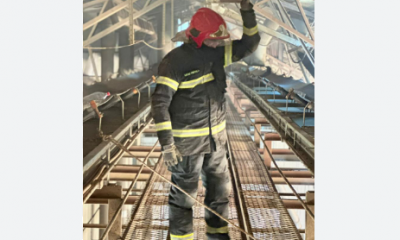 Incndio em elevadores de gros mobiliza Corpo de Bombeiros em Confresa