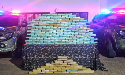 Gefron apreende 190 tabletes de entorpecentes avaliados em R$ 3,3 milhes