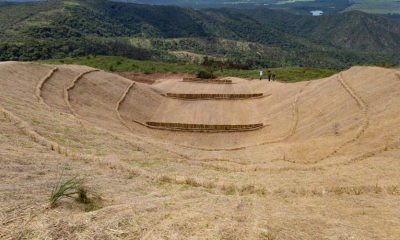 Sema conclui primeira etapa de recupera��o de eros�es no Mirante de Chapada dos Guimar�es