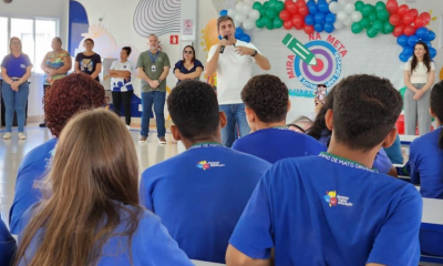 Seduc realiza 1� a��o do projeto Mira na Meta em torno de 100 estudantes na Capital