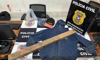 Homem  preso por tentativa de latrocnio em Nova Bandeirantes