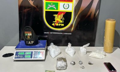 PM prende dois homens por trfico de drogas em Vrzea Grande