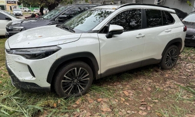 Pol�cia Civil apreende ve�culo de influenciadora foragida no apartamento de amigas em Cuiab�