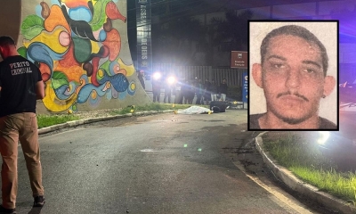Jovem entregador morre aps colidir moto em pilar de viaduto em Cuiab