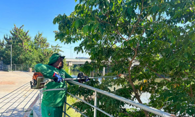 Prefeitura investe na recupera��o e amplia��o da Orla da Alameda em V�rzea Grande