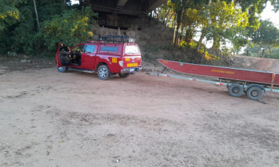 Corpo de Bombeiros localiza v�tima de afogamento no Rio Teles Pires