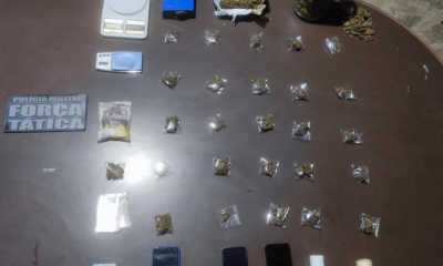 For�a T�tica prende dois faccionados por tr�fico de drogas em Pocon�