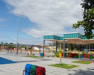 Governo de MT conclui obra de requalificao da praa do Distrito de Bom Jardim