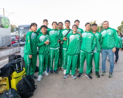 Prefeitura de Cuiab� embarca atletas para o Campeonato Estadual ap�s seletiva dos JECs 2025