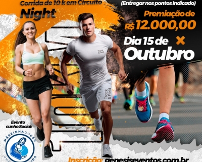 Sorriso sediar� 1� edi��o da corrida Night Run