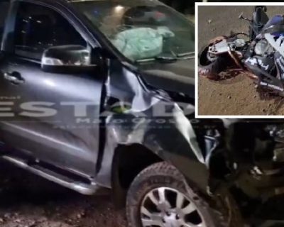 Casal em moto  atropelado por motorista com sinais de embriaguez, na MT-010 em Cuiab