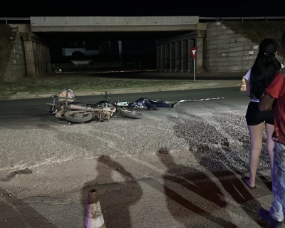 Jovem motociclista morre aps coliso e atropelamento em avenida de Cuiab